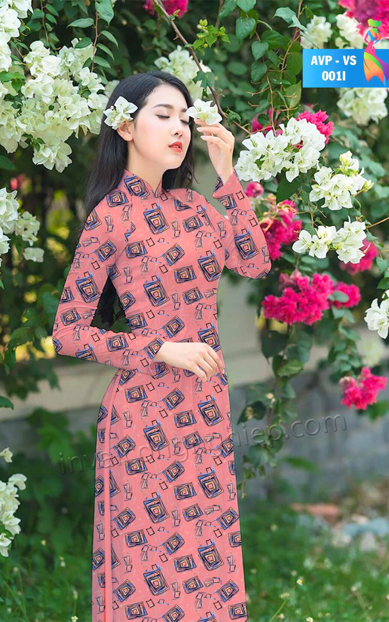 in áo dài theo yêu cầu